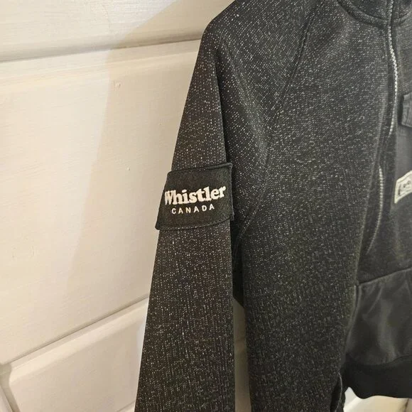 Awesome Roots Black Apres Ski Zip Up Hoodie - M - Picture 9 of 11